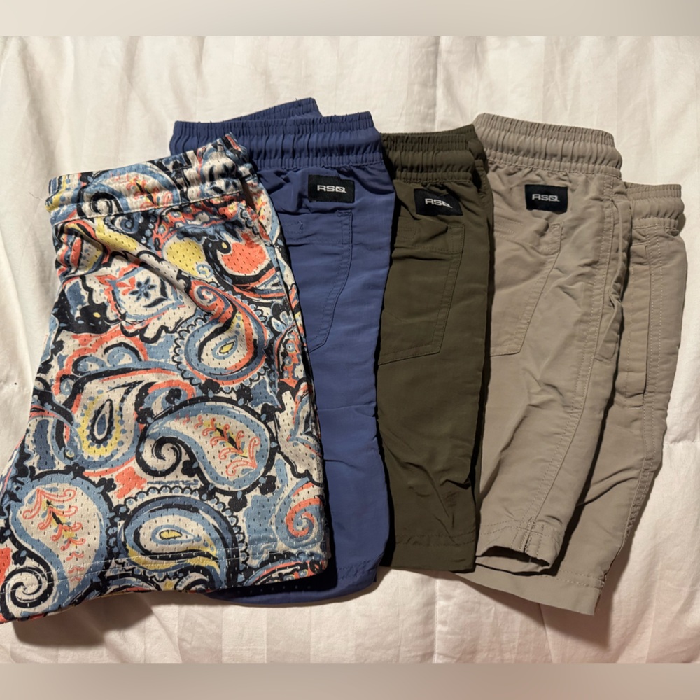 RSQ Blue Casual Shorts Cotton Blend